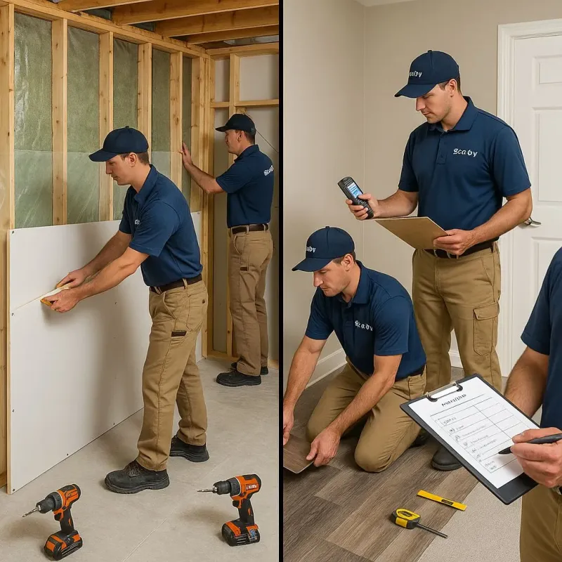 Repairs and Reconstruction process in Madisonville, TX